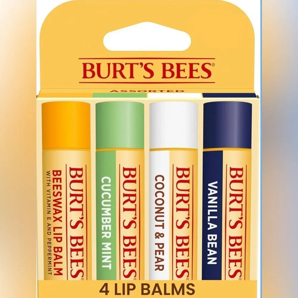 Burt's Bees Lip Balm Flavors of Spring Variety Pack - Picture 1 of 5